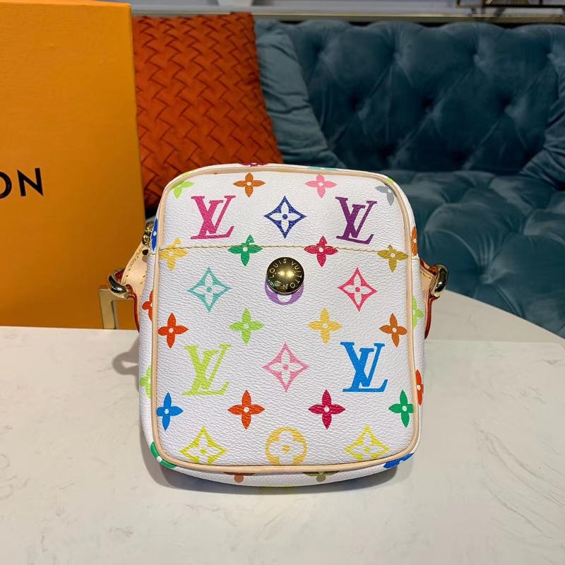 LV Handbags Clutches M40055 white color